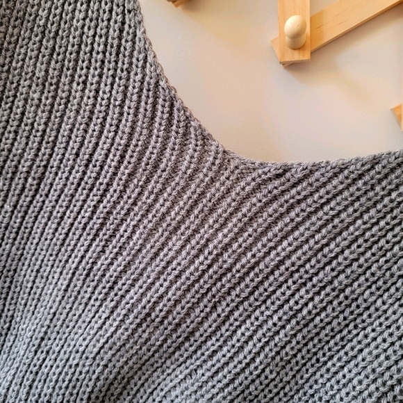 BOOHOO Crop Twist Sweater Vest (s18) Grey - Picture 5 of 6